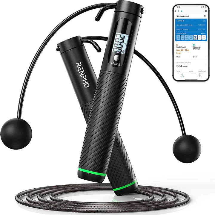 Smart Jump Rope with Cordless Ball