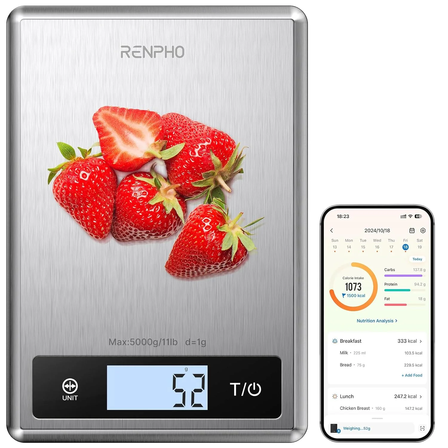 Calibra 1 Smart Nutrition Scale